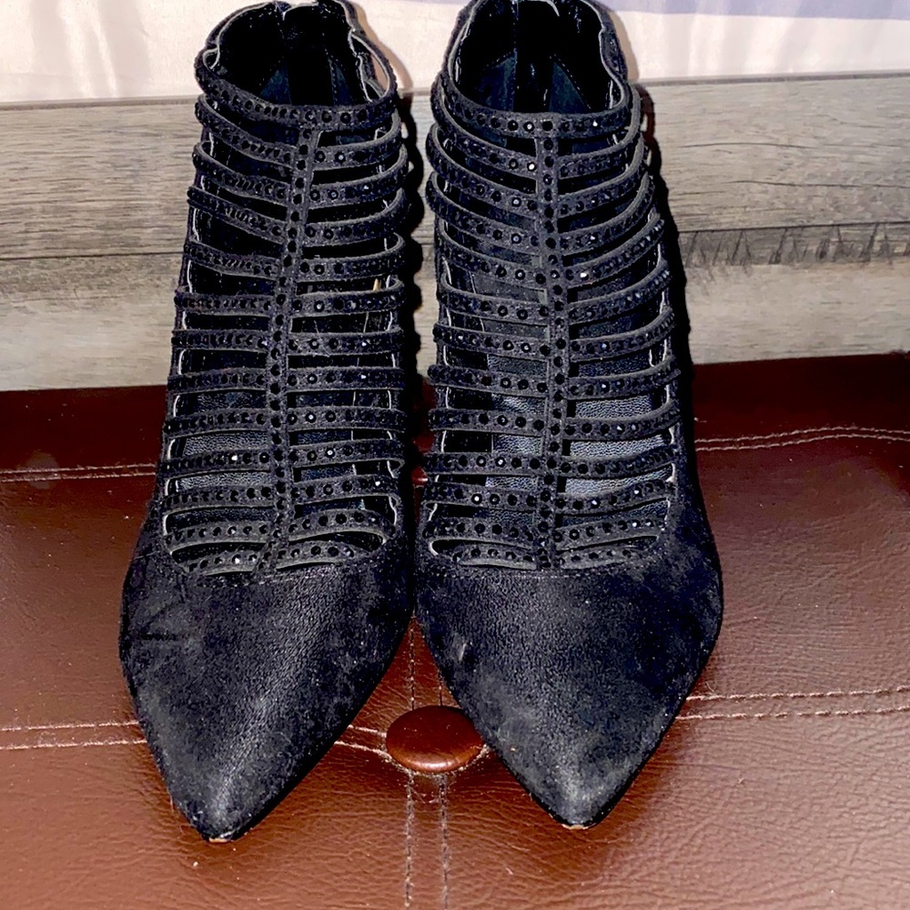Black caparros heels Women size 8
